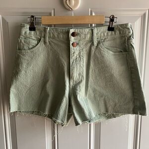 Universal Thread Vintage Midi Denim Cut Off Shorts Sz 10 Mint Color 3.5” Inseam